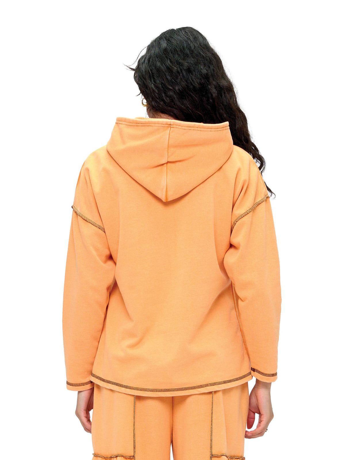 Orange Vintage Hoodie