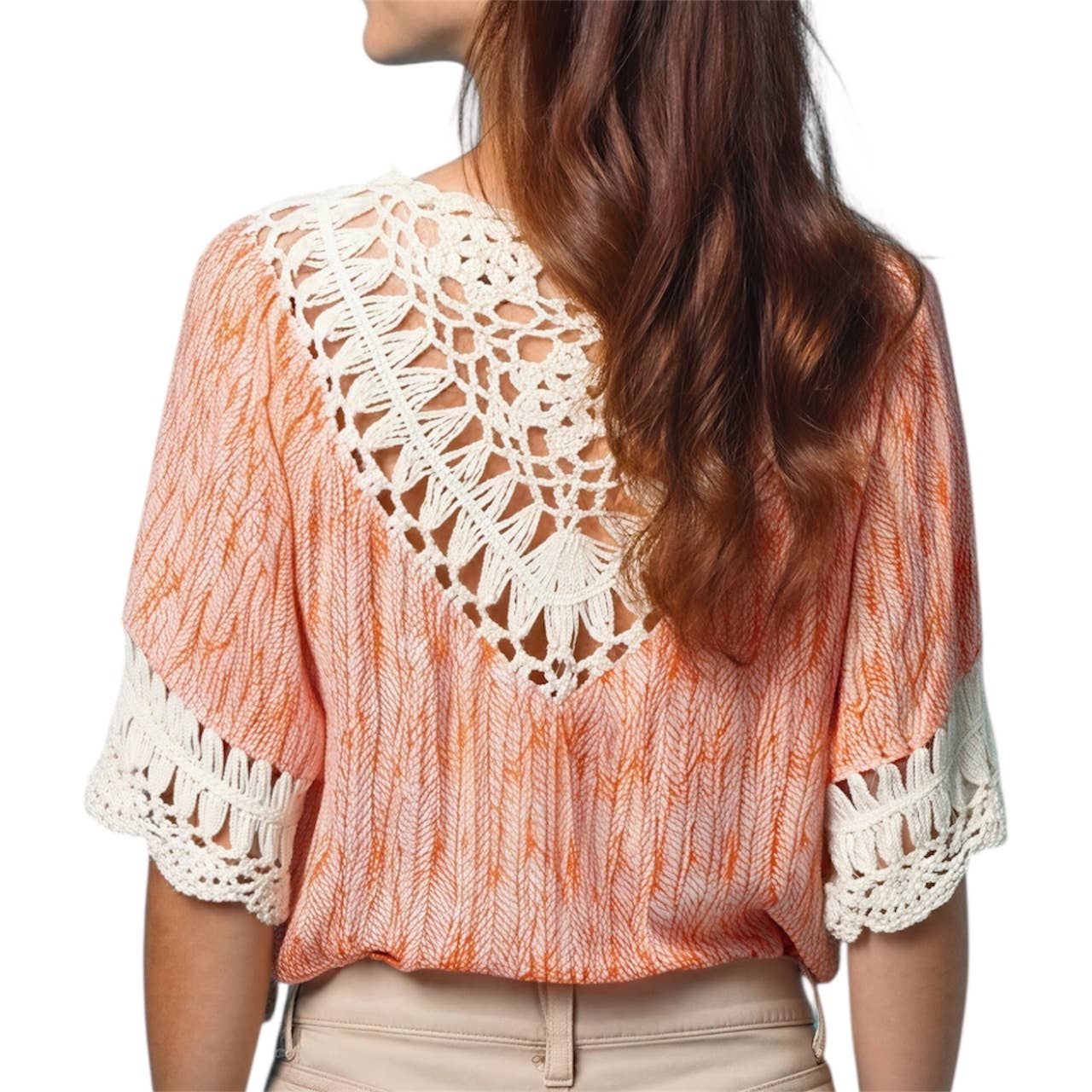 Crochet Trim Blouse