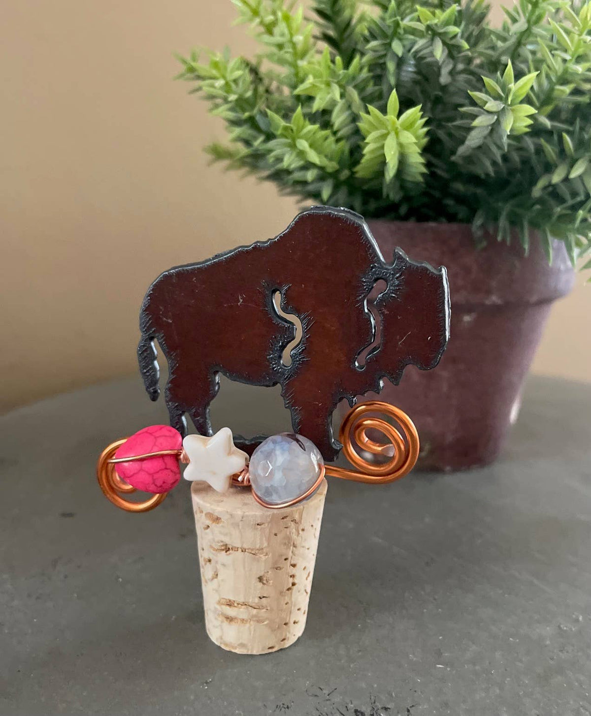Rustic Wine Cork: Buffalo