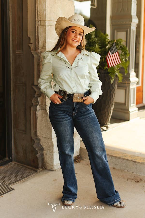 Mid Rise Trouser Jeans