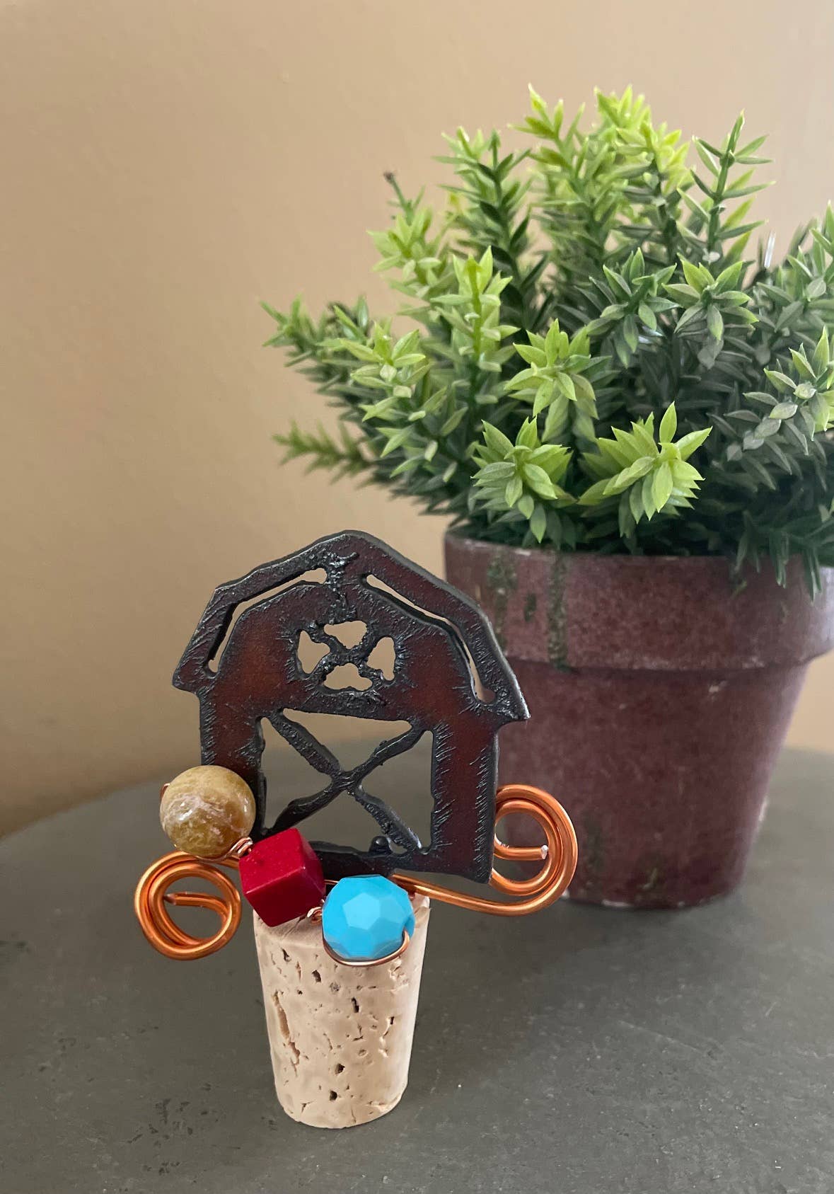 Rustic Wine Cork: Barn