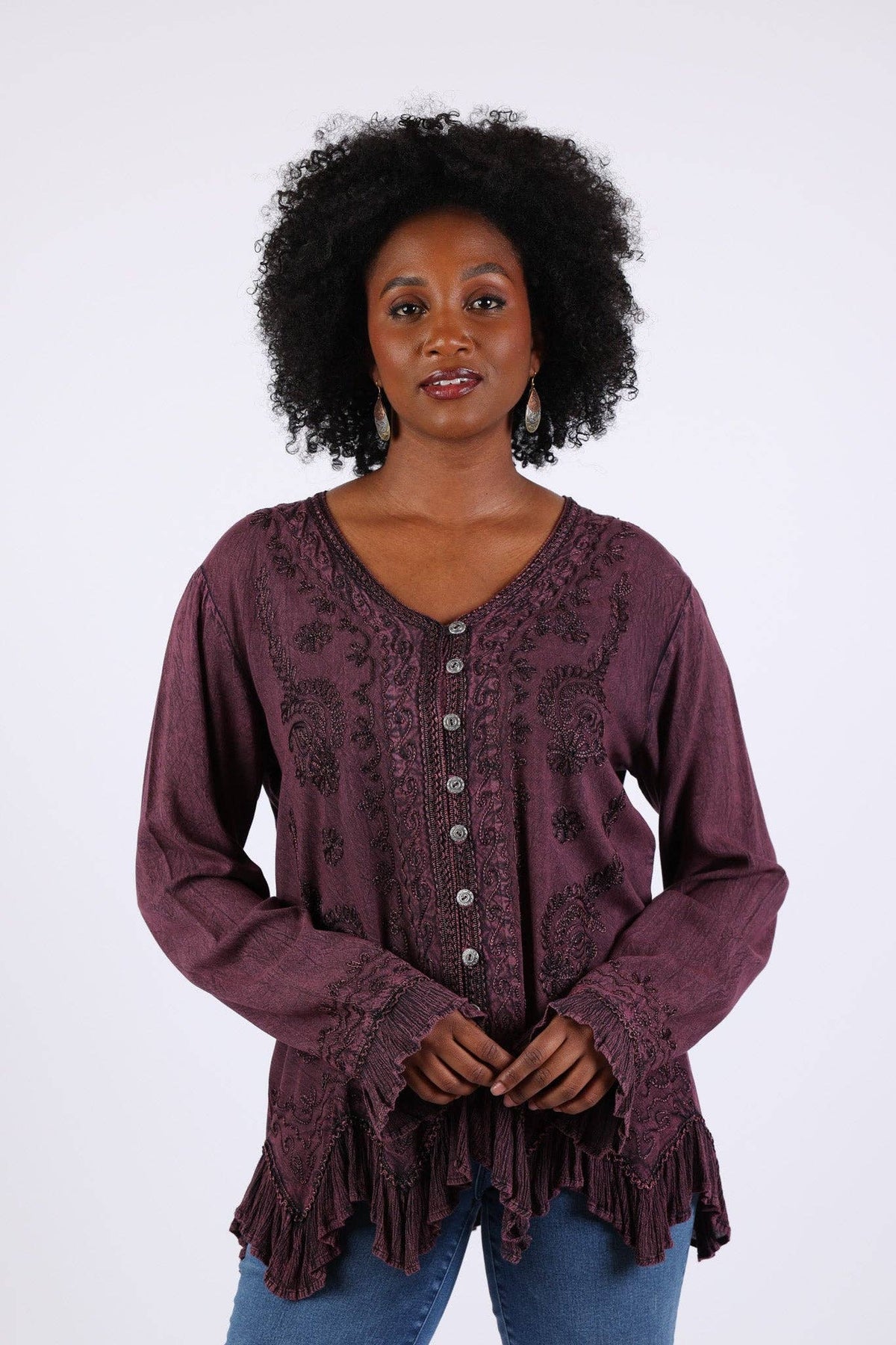 Embroidered Vintage Top