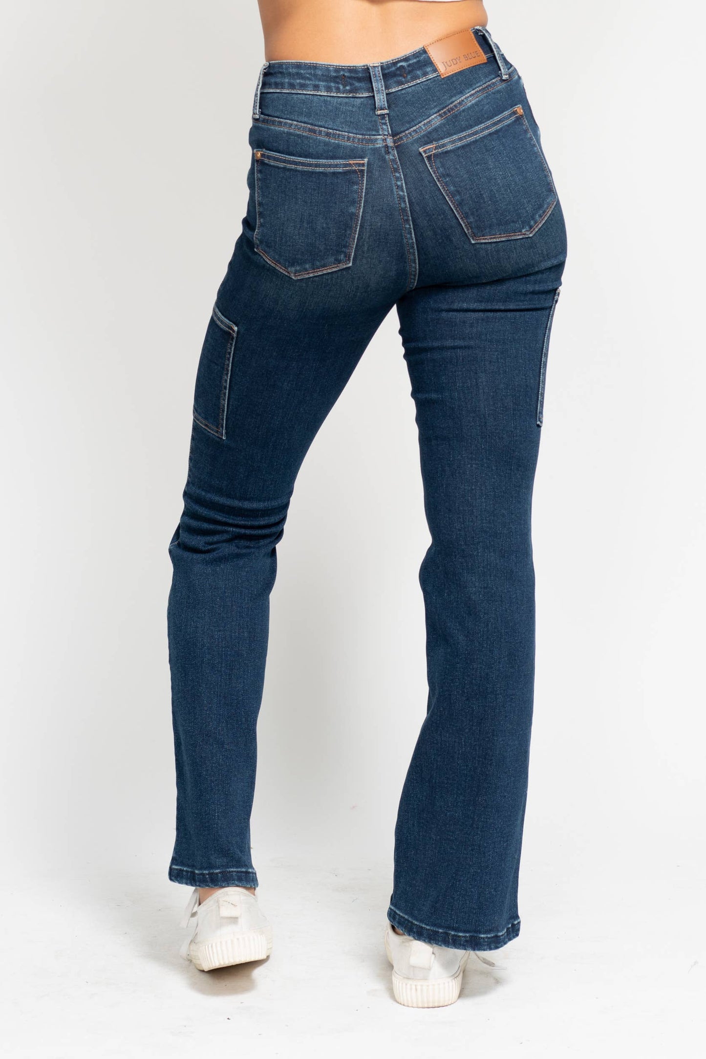 High Waisted Cargo Bootcut