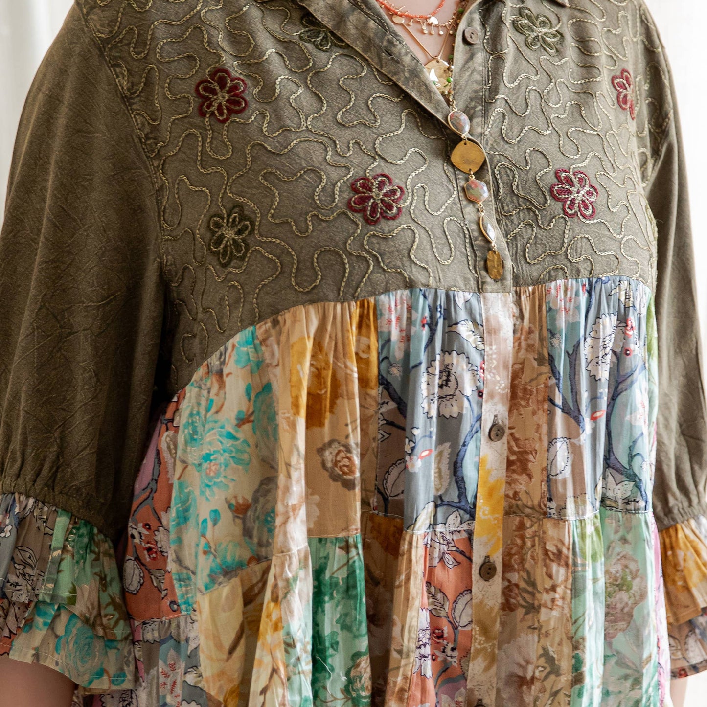 Tiered Bohemian Top