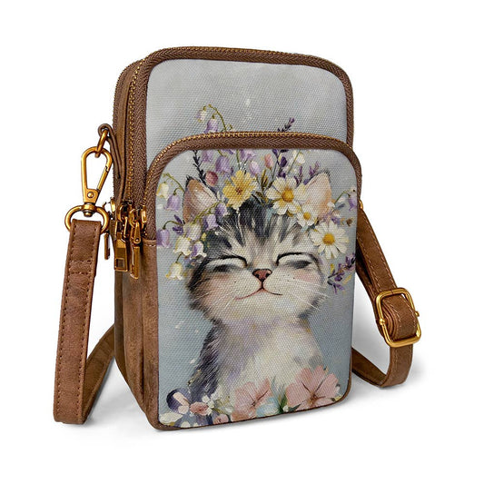 Charming Kitten Cellphone Crossbody