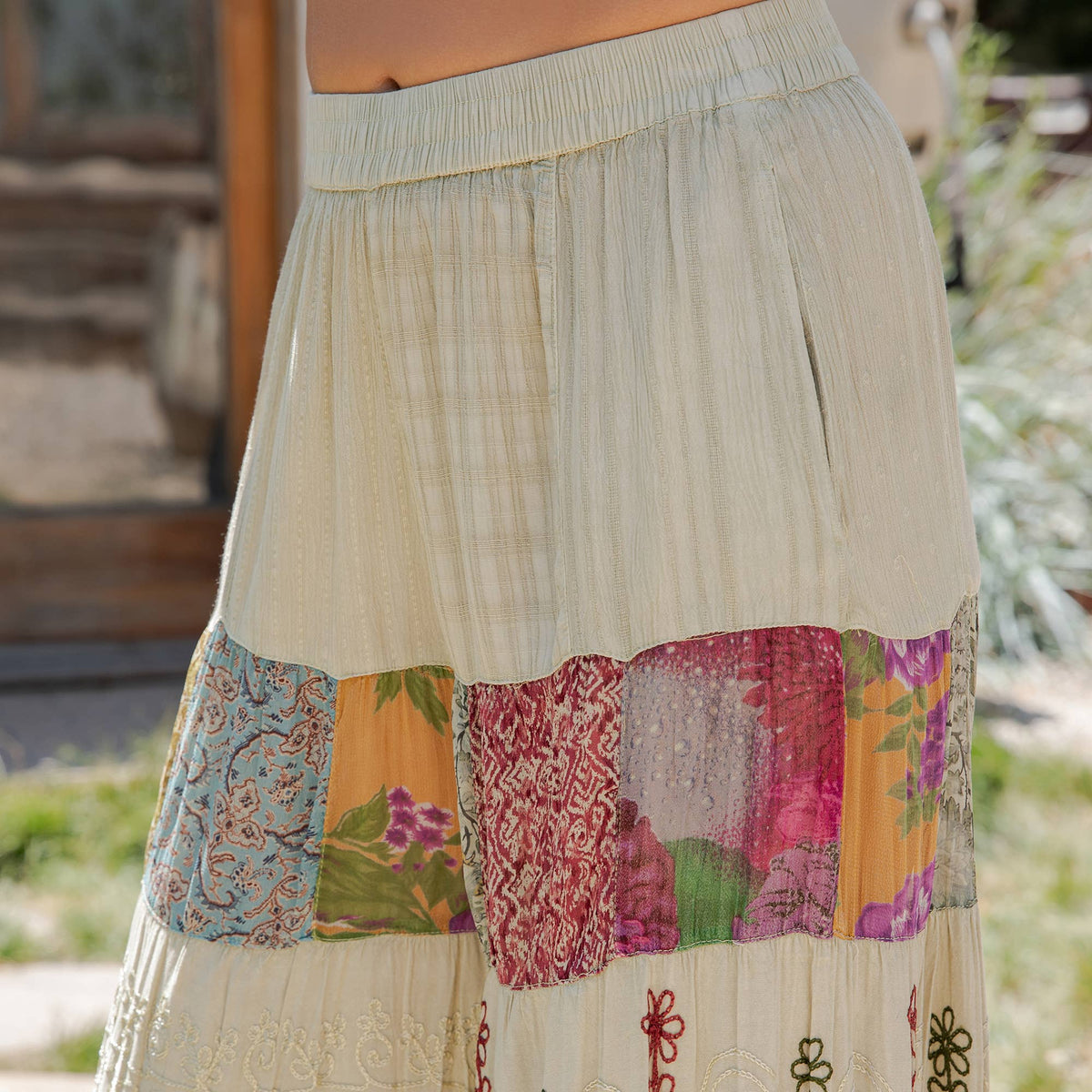 Boho wide-leg pants: Pearl