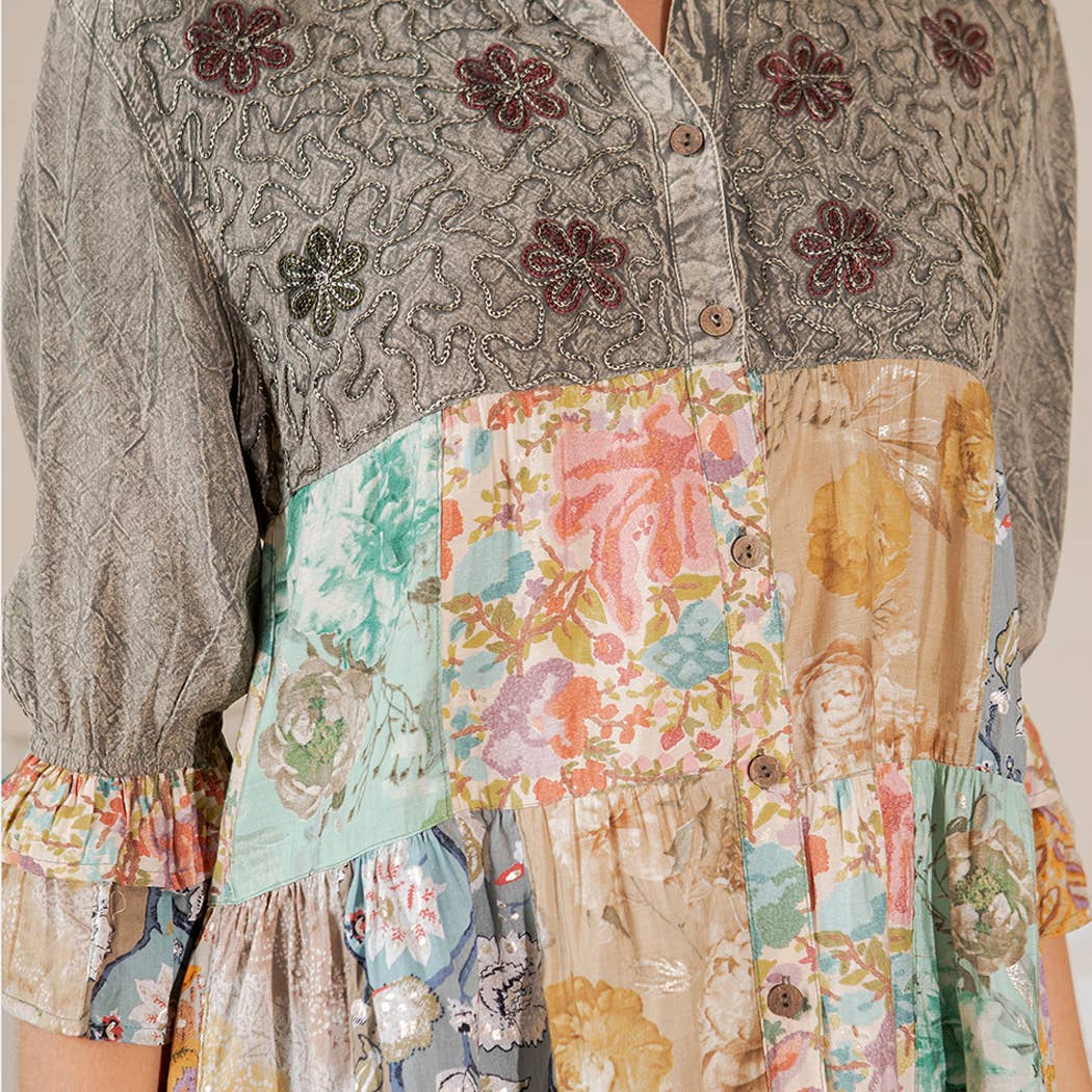 Tiered Bohemian Top