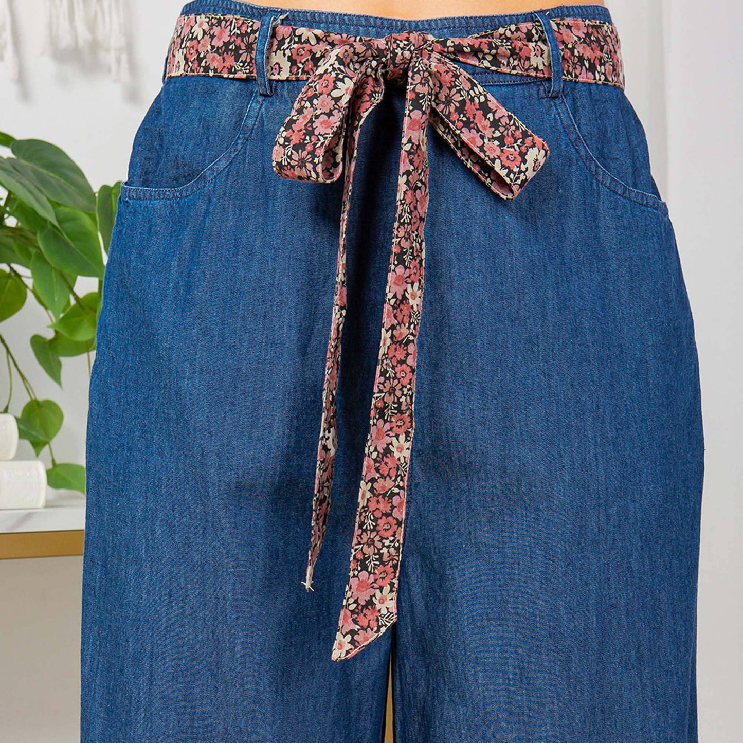 Denim Bellbottom Pants