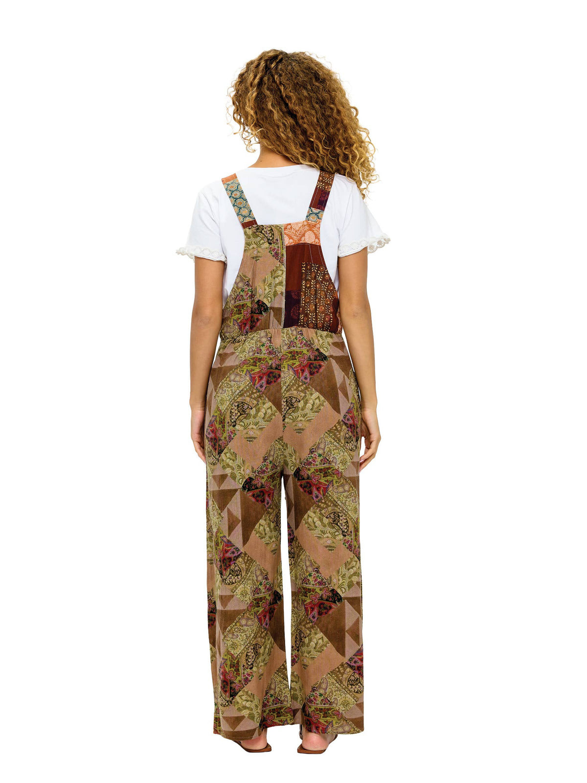 Boho Overall Patchwork: Earthy