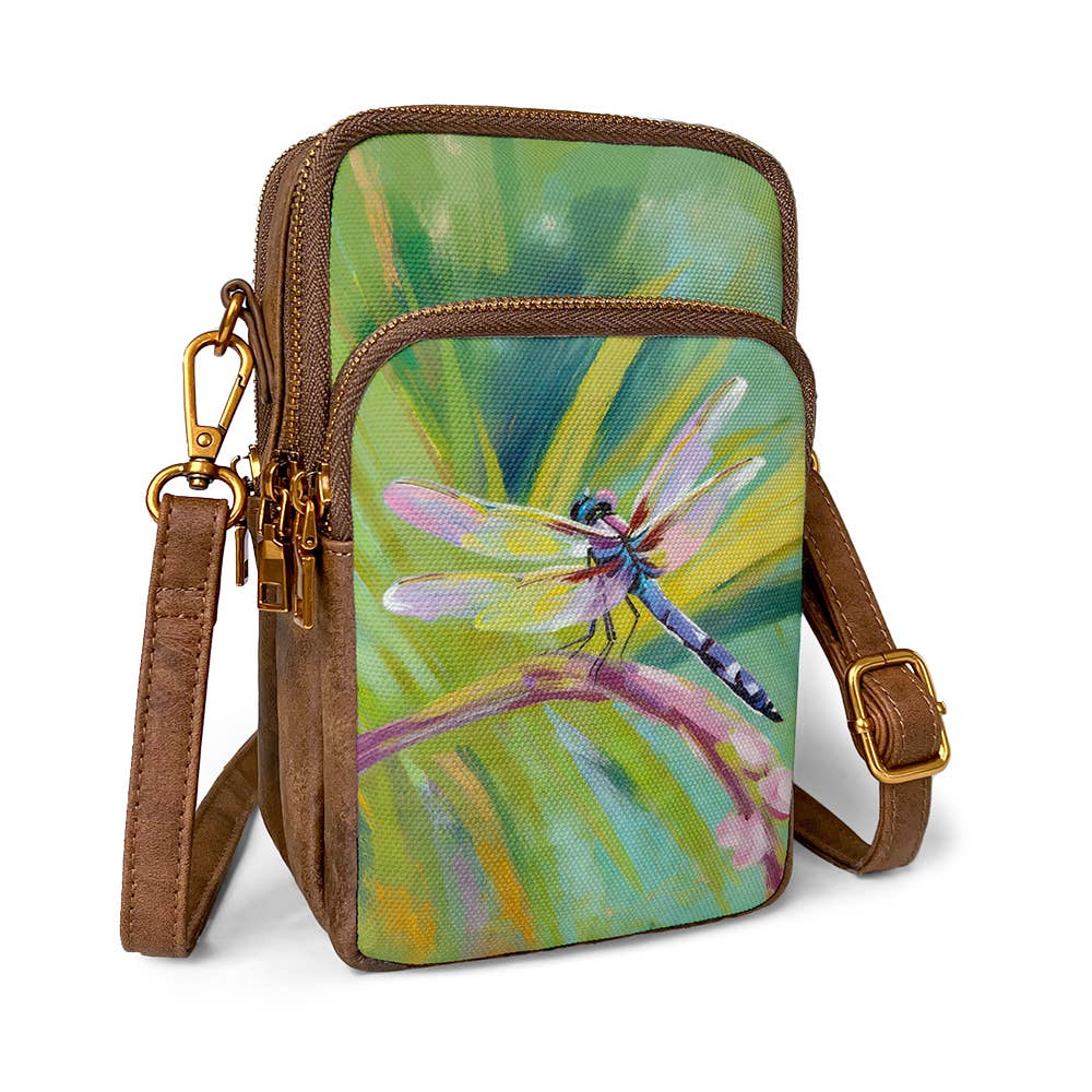 Dragonfly Cellphone Crossbody