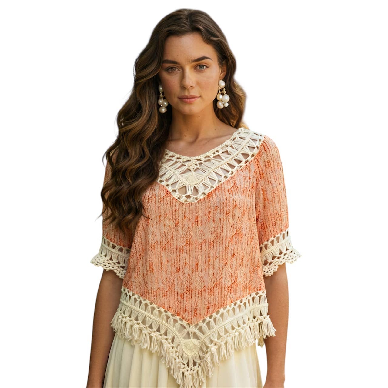 Crochet Trim Blouse