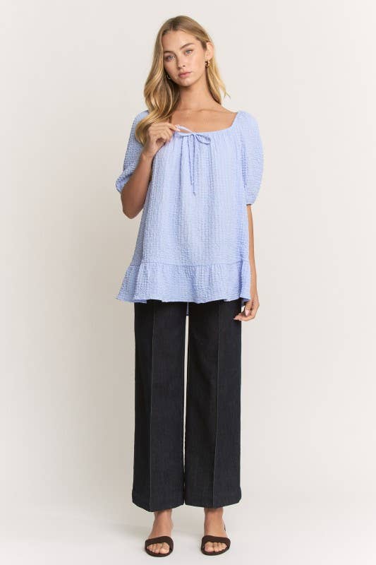 Textured Knitted Top