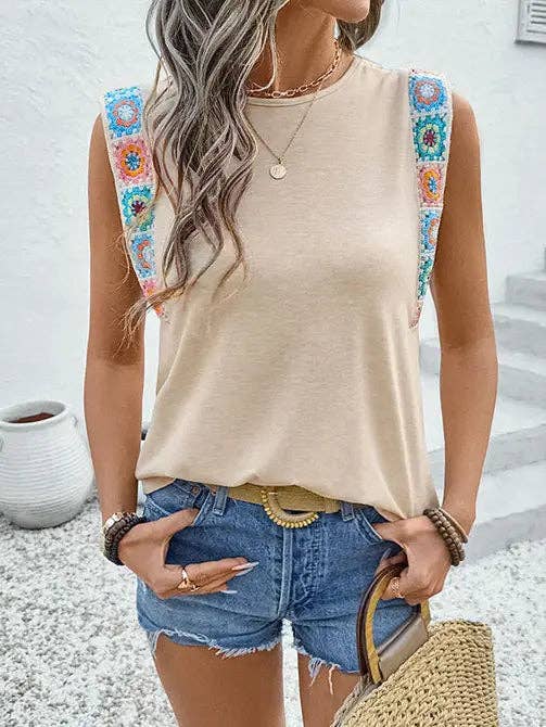 Crochet Sleeveless Tank Top