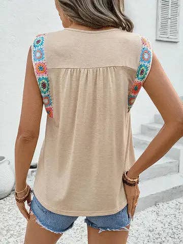 Crochet Sleeveless Tank Top