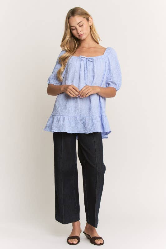 Textured Knitted Top