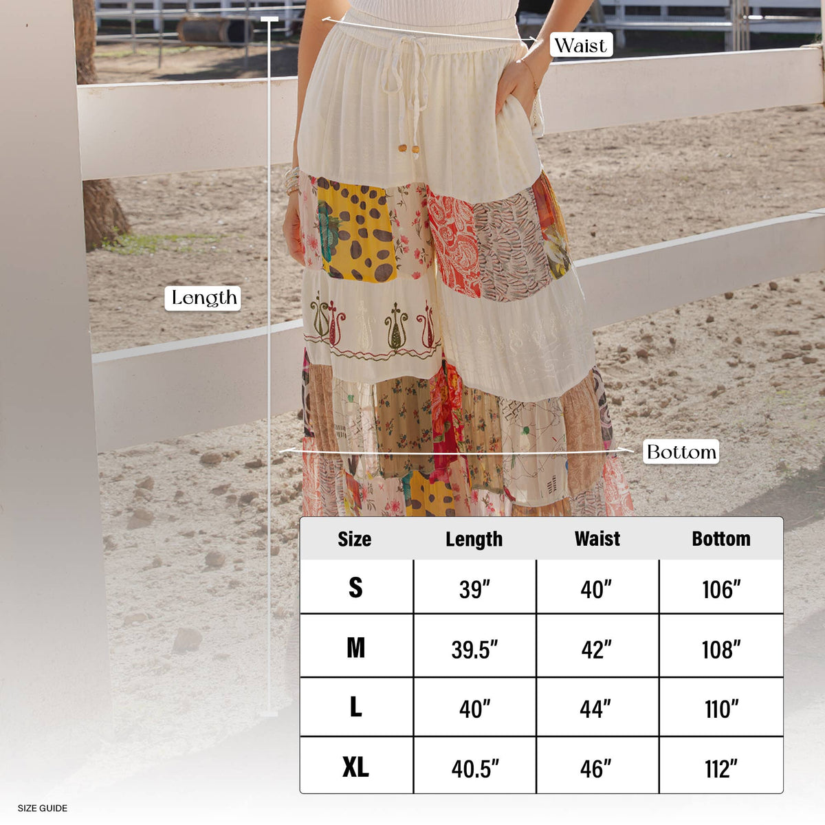 Boho wide-leg pants: Pearl