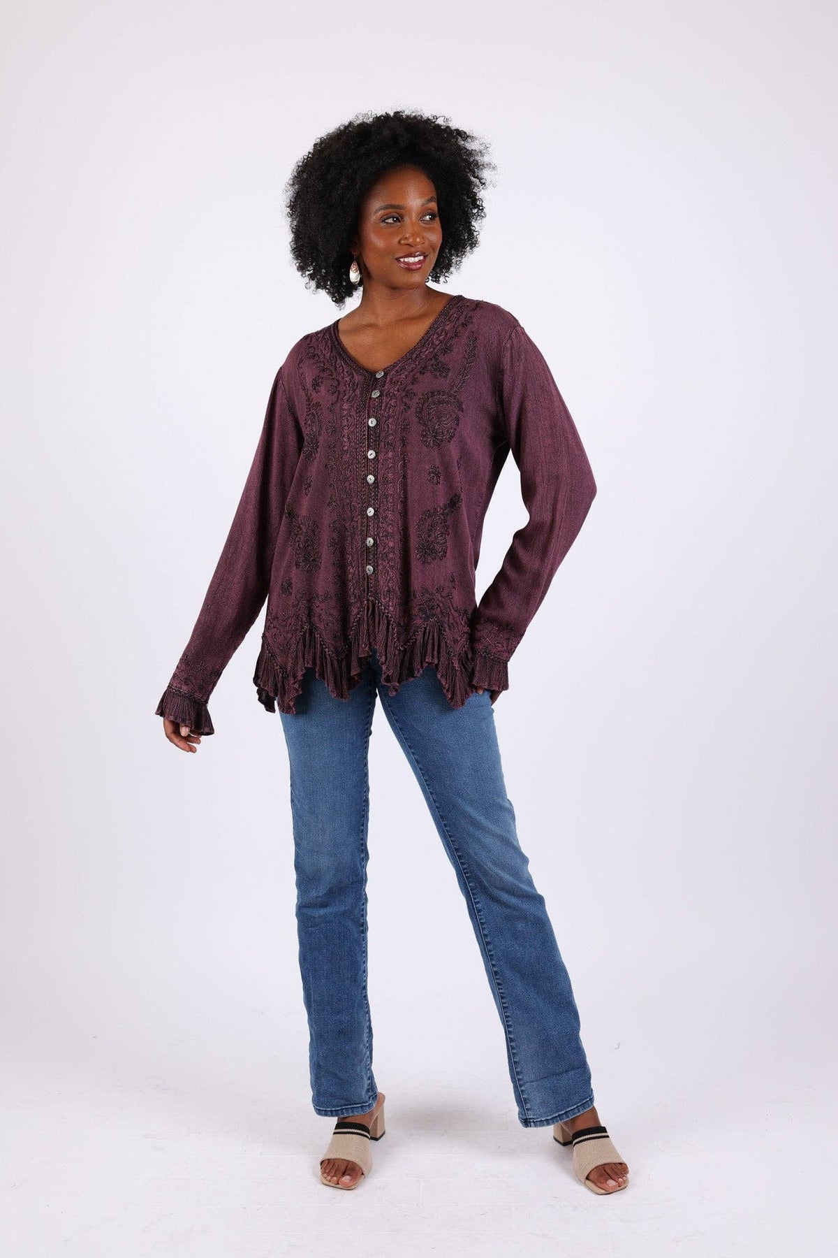 Embroidered Vintage Top