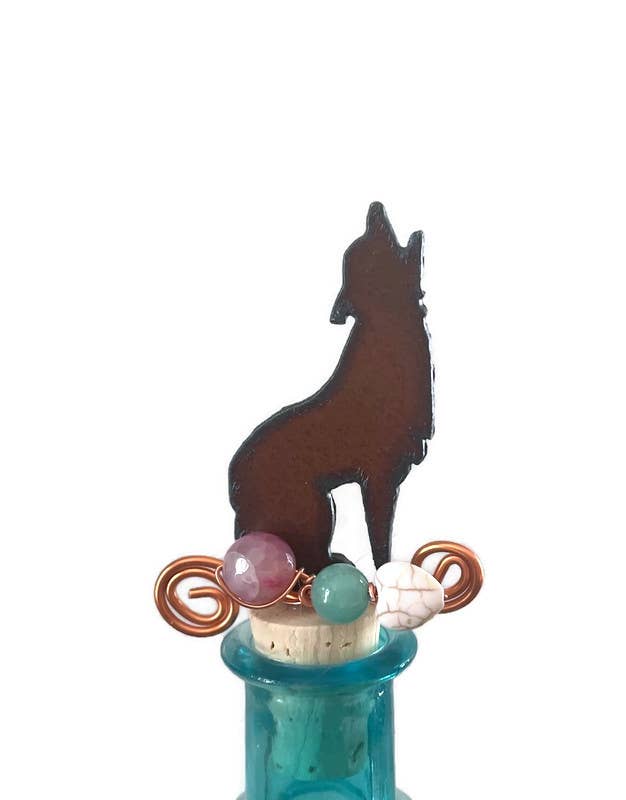 Rustic Wine Cork: Coyote