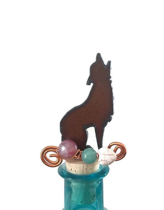 Rustic Wine Cork: Coyote