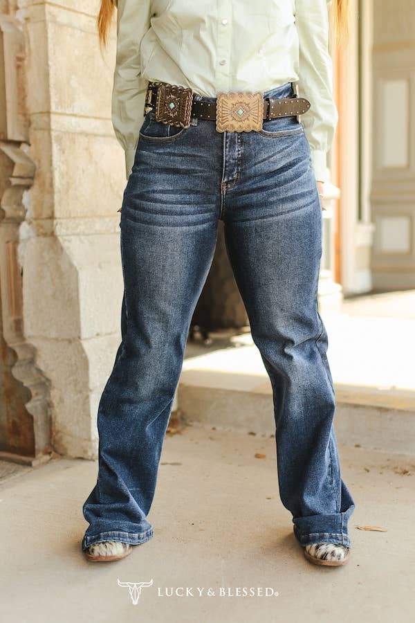 Mid Rise Trouser Jeans