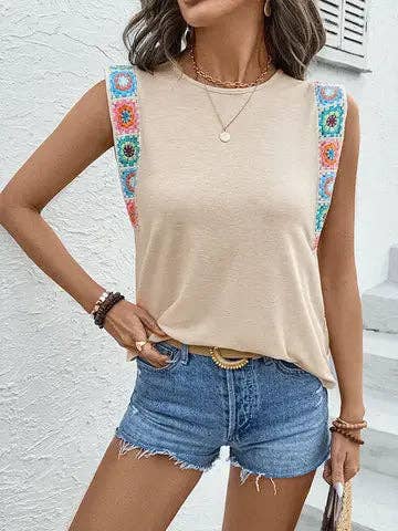 Crochet Sleeveless Tank Top