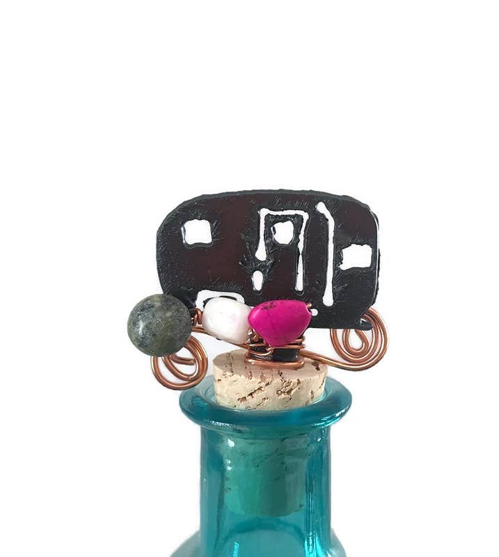 Rustic Wine Cork: Camper